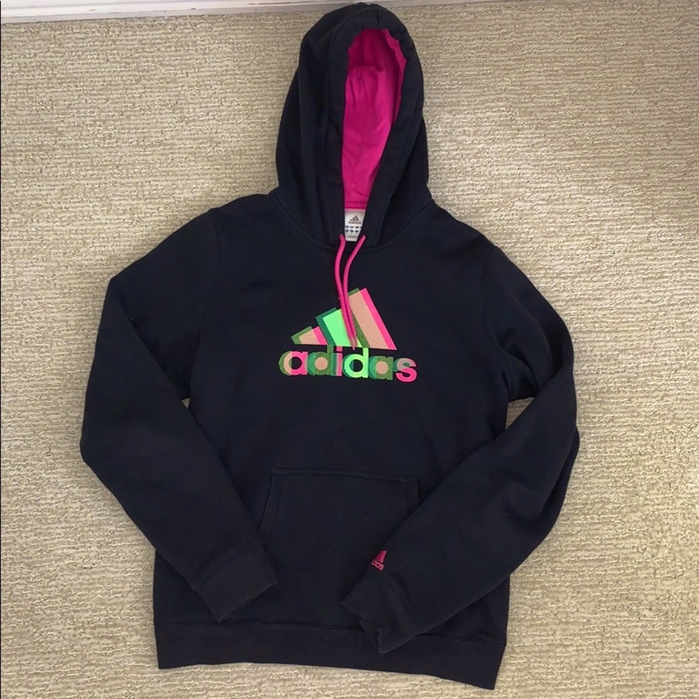 black adidas hoodie